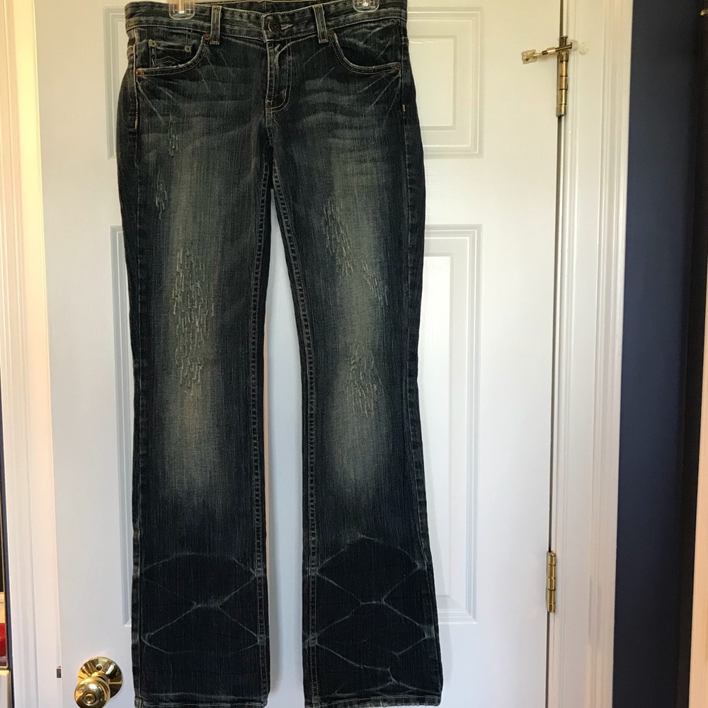 A|X Armani Exchange Pick Stitch Destroy Jeans